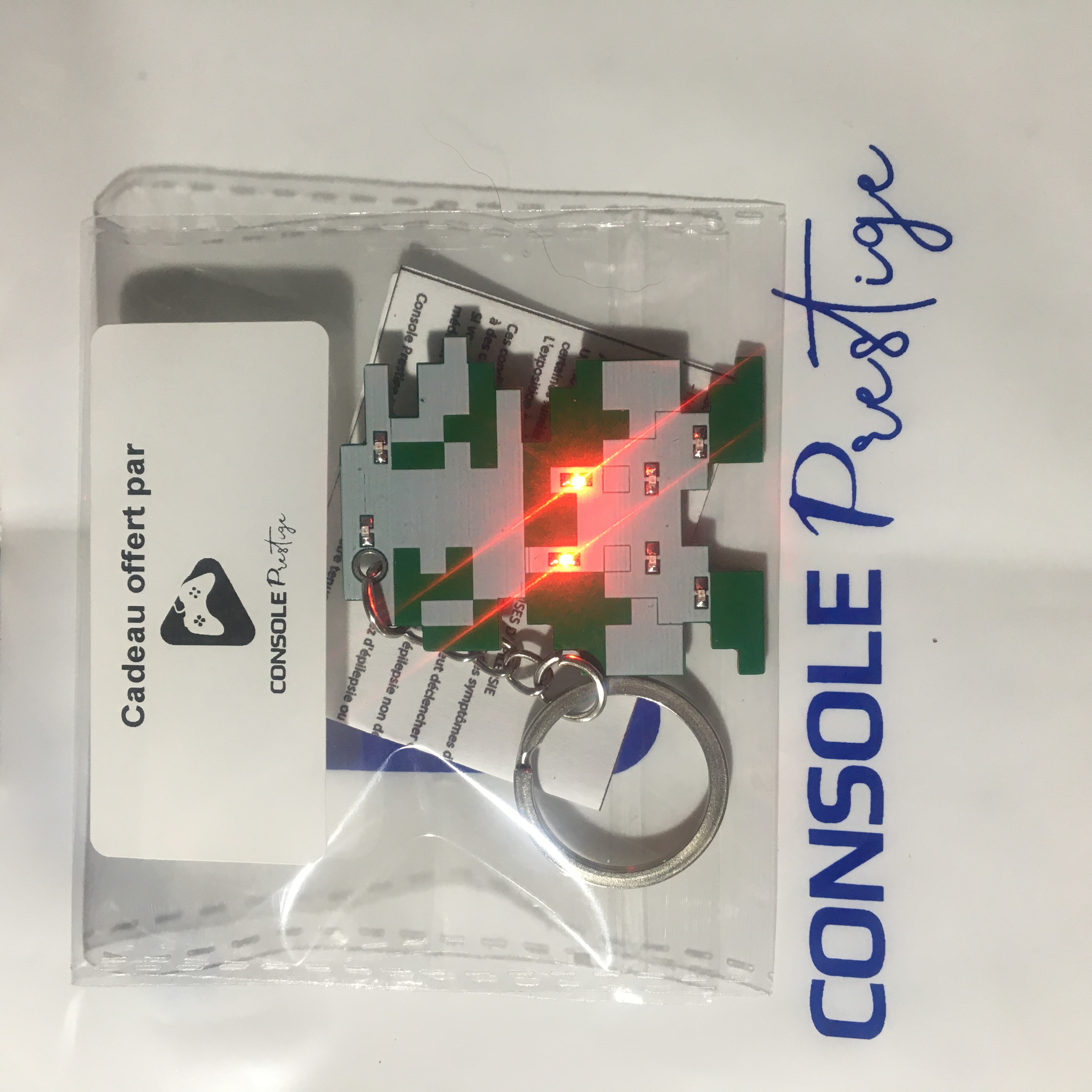 Porte-clés électronique LED personnages de jeu vidéo